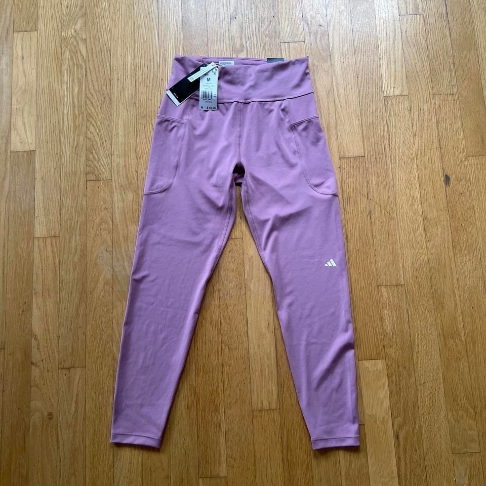 Adidas Pink Leggings Womens Medium Nwt